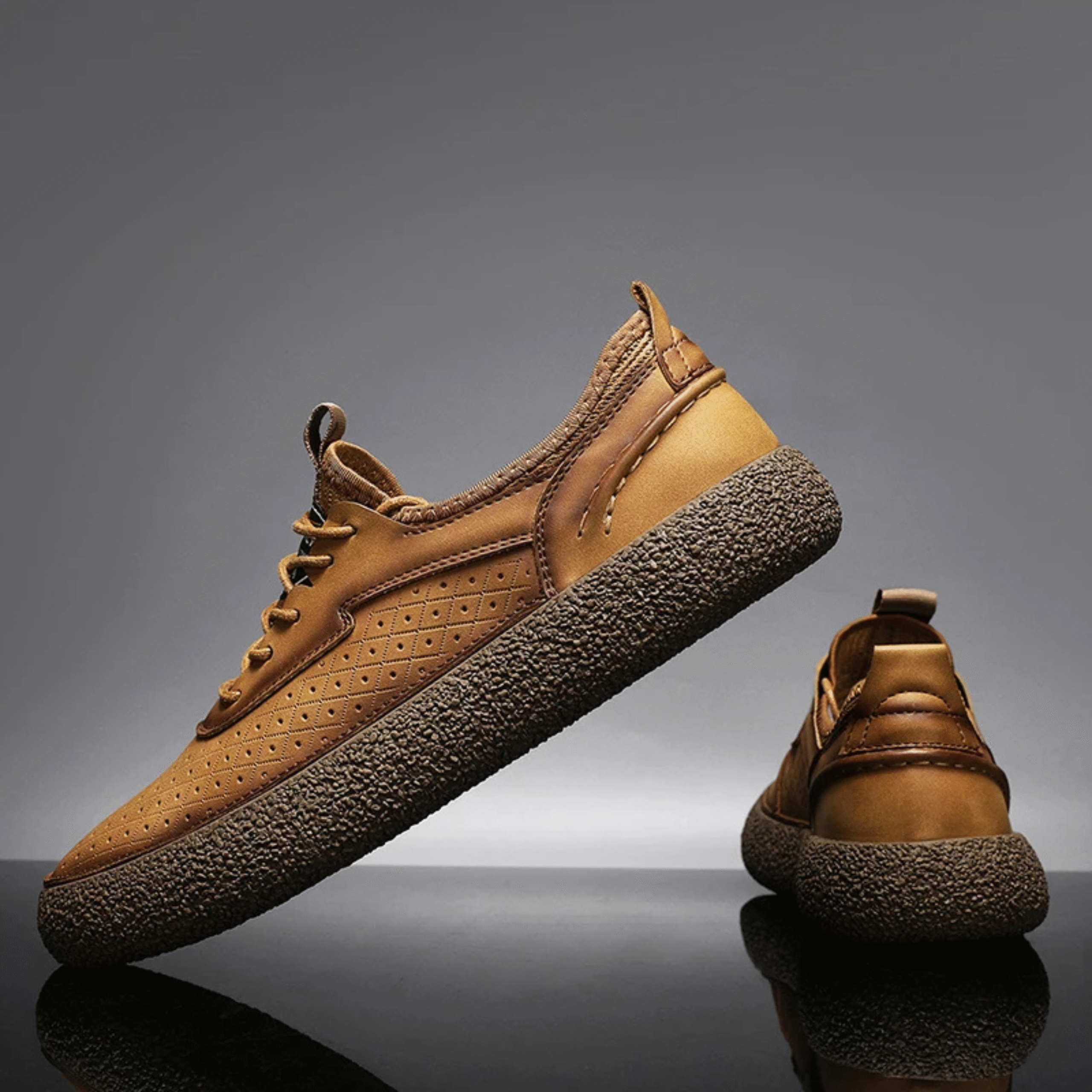 Canyon Stride Leather Sneaker